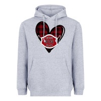 Heather Grey Can't mask my love for you Heavyweight Hoodie - Bettercallsaul