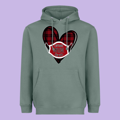 Can't Mask My Love For You Heavyweight Hoodie Designed By Bettercallsaul
