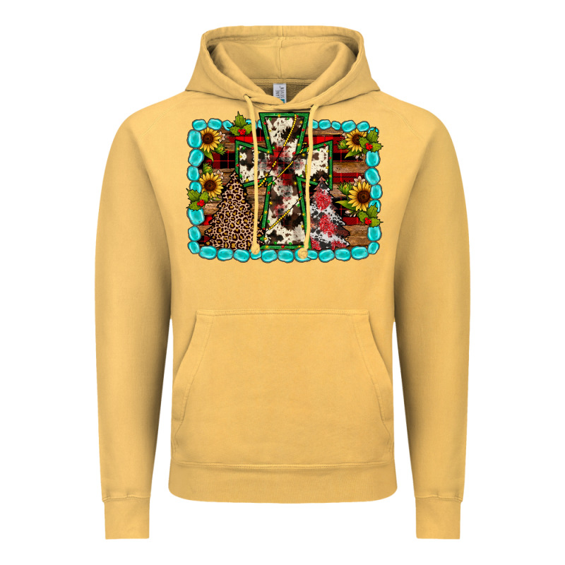 Christmas Cross Vintage Hoodie by JahusDesignShop | Teevron