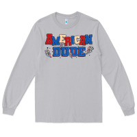 Moon Dust american dude Long Sleeve Tee - MaliasSmallBusiness