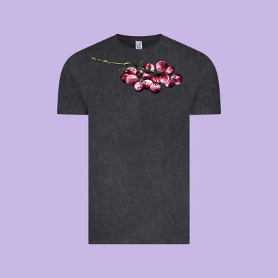Red Grape Vintage Tee Designed By Adodesignshop