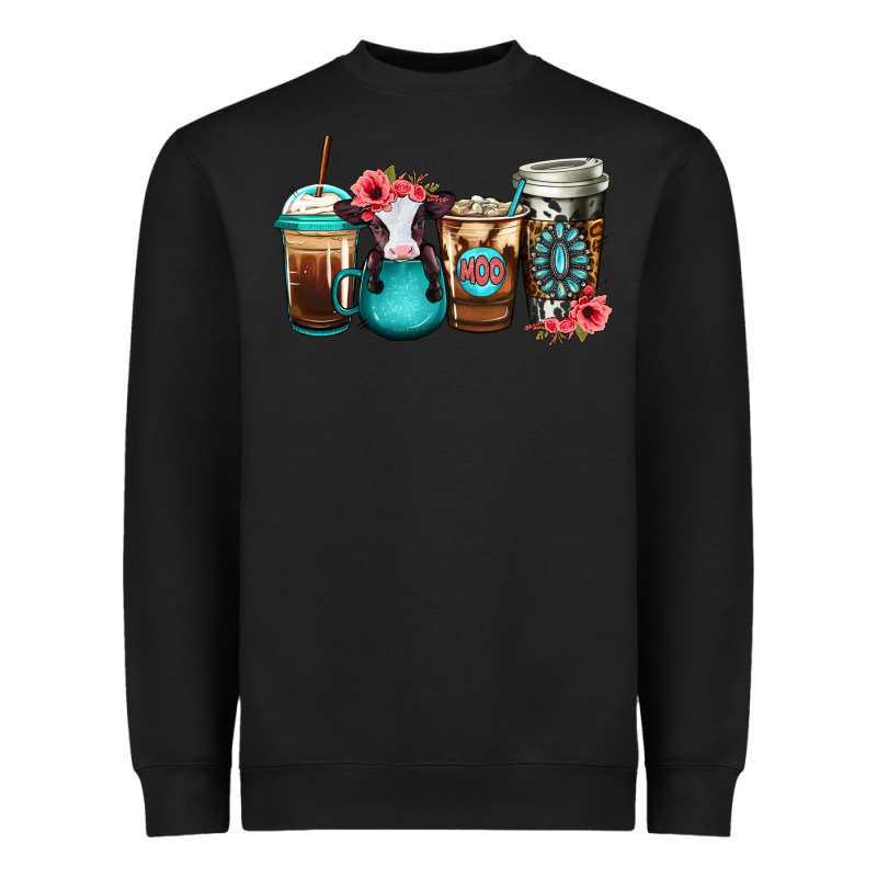 Baby Calf Coffee Cups Heavyweight Sweatshirt by Jasminsmagicworld | Teevron