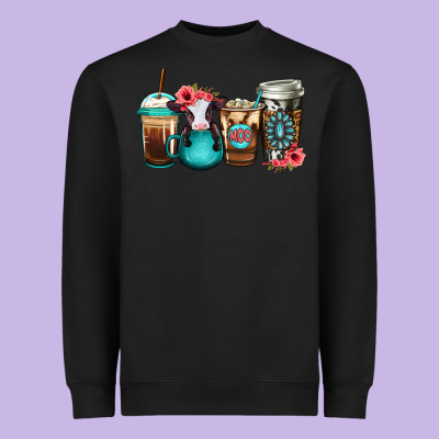 Baby Calf Coffee Cups Heavyweight Sweatshirt Designed By Jasminsmagicworld