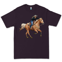 Plum horse body with cowgirl Premium Tee - RanaPortraitStore
