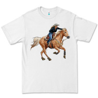 White horse body with cowgirl Premium Tee - RanaPortraitStore