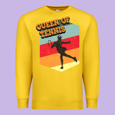 Queen Of Tennis Premium Sweatshirt Designed By Bettercallsaul