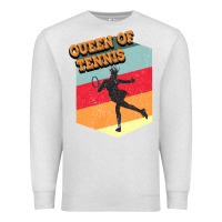 Oatmeal Heather Queen Of Tennis Premium Sweatshirt - Bettercallsaul