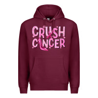 Burgundy crush cancer Premium Hoodie - NancyCooperArtShop