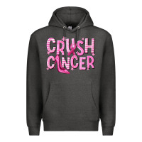 Charcoal Heather crush cancer Premium Hoodie - NancyCooperArtShop