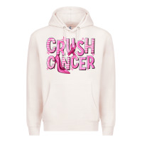 Pale Pink crush cancer Premium Hoodie - NancyCooperArtShop