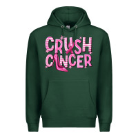 Sports Green crush cancer Premium Hoodie - NancyCooperArtShop