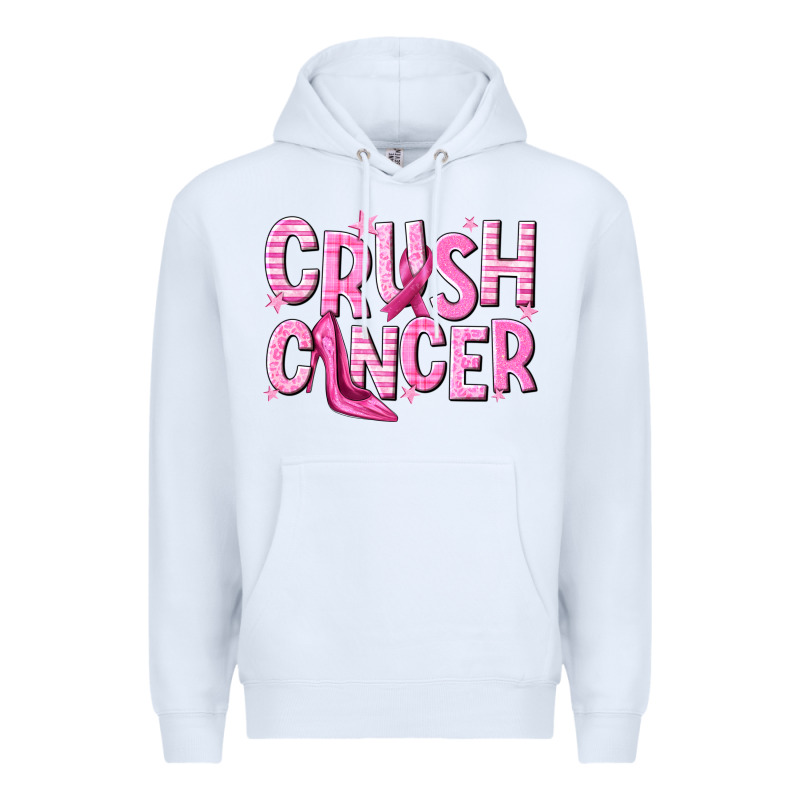 Crush Cancer Premium Hoodie by NancyCooperArtShop | Teevron