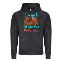 Vintage Black cowgirls just wanna have fun Vintage Hoodie - Artiststas
