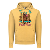 Vintage Mustard cowgirls just wanna have fun Vintage Hoodie - Artiststas