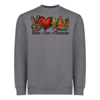 Storm Peace love western christmas trees Heavyweight Sweatshirt - Jasminsmagicworld