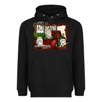 Black happy holidays gnomes Christmas Truck Heavyweight Hoodie - Bettercallsaul