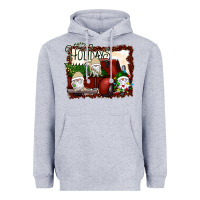 Heather Grey happy holidays gnomes Christmas Truck Heavyweight Hoodie - Bettercallsaul
