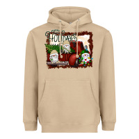 Mushroom happy holidays gnomes Christmas Truck Heavyweight Hoodie - Bettercallsaul