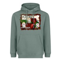 Sage happy holidays gnomes Christmas Truck Heavyweight Hoodie - Bettercallsaul