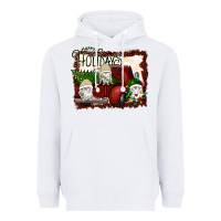 Happy Holidays Gnomes Christmas Truck Heavyweight Hoodie | Teevron