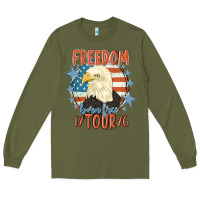 Army Green freedom born free tour 1776 Long Sleeve Tee - MaliasSmallBusiness