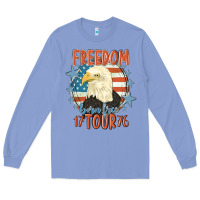 Colony Blue freedom born free tour 1776 Long Sleeve Tee - MaliasSmallBusiness