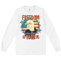 White freedom born free tour 1776 Long Sleeve Tee - MaliasSmallBusiness
