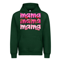 Forest Green Mama mama mama mother's day Urban Hoodie - HowdyJamesFarm