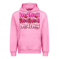 Fuchsia Pink Mama mama mama mother's day Urban Hoodie - HowdyJamesFarm