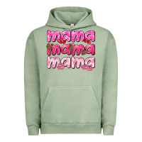 Pigment Oil Green Mama mama mama mother's day Urban Hoodie - HowdyJamesFarm