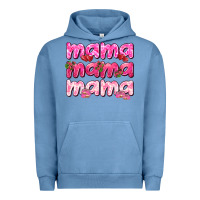 Pigment Pebble Blue Mama mama mama mother's day Urban Hoodie - HowdyJamesFarm