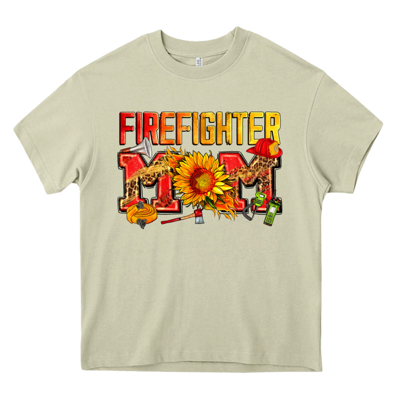 Firefighter Mom Heavy Core Tee by Zillion Design Studio | Teevron