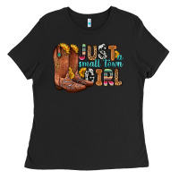 Black just a small town girl Ladies Tee - Zillion Design Studio