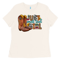 Bone just a small town girl Ladies Tee - Zillion Design Studio