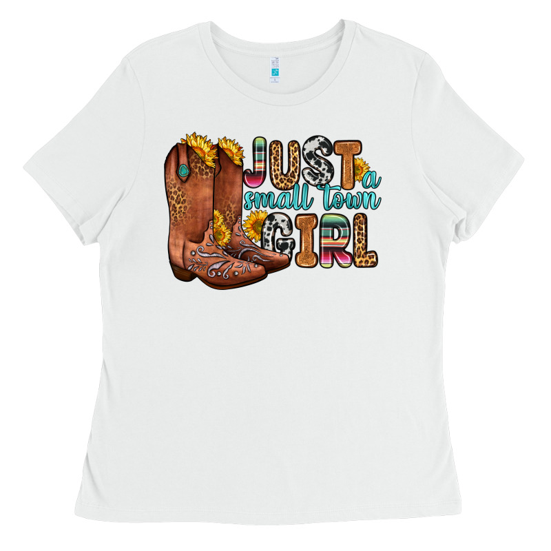 Just A Small Town Girl Ladies Tee by Zillion Design Studio | Teevron