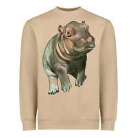 Mushroom baby hippo Heavyweight Sweatshirt - LillyAllenDesigns