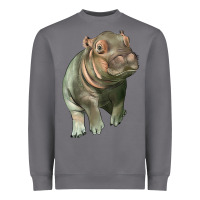 Storm baby hippo Heavyweight Sweatshirt - LillyAllenDesigns