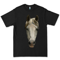 Black horse head Premium Tee - RanaPortraitStore