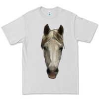 Dove Grey horse head Premium Tee - RanaPortraitStore