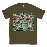 Army Green Western Teacher Pencil Classic Tee - LillyAllenDesigns