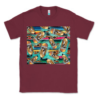 Burgundy Western Teacher Pencil Classic Tee - LillyAllenDesigns