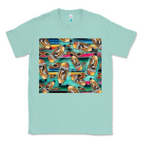 Seafoam Western Teacher Pencil Classic Tee - LillyAllenDesigns