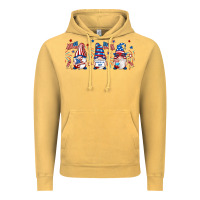 Vintage Mustard 4th of july gnomes libbey glass Vintage Hoodie - RanaPortraitStore
