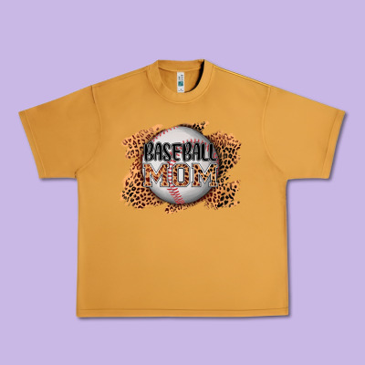 Baseball Mom Urban Heavy Tee Designed By Adodesignshop