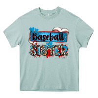 Arona baseball sister with leopard Heavy Core Tee - Zillion Design Studio