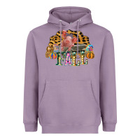 Lavender Fall Scene Pumpkin Watercolor Pig Wagon Serape Cheetah Heavyweight Hoodie - Bettercallsaul