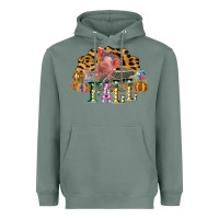 Sage Fall Scene Pumpkin Watercolor Pig Wagon Serape Cheetah Heavyweight Hoodie - Bettercallsaul