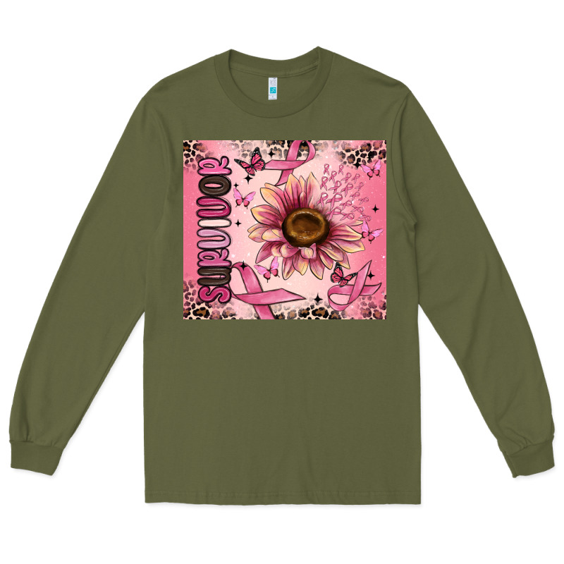 Breast Cancer Survivor Long Sleeve Tee by MaliasSmallBusiness | Teevron