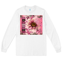 White breast cancer survivor Long Sleeve Tee - MaliasSmallBusiness