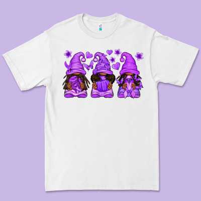 Domestic Violence Warrior Afro Gnomes Premium Tee Designed By Texasbilliewilder